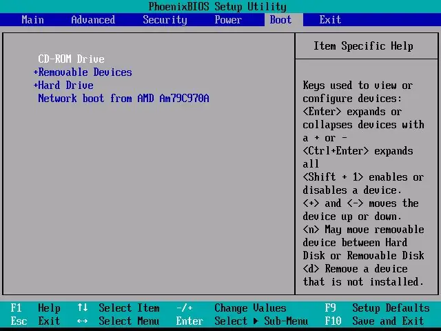 Kako vstopiti v BIOS na prenosnem računalniku Acer