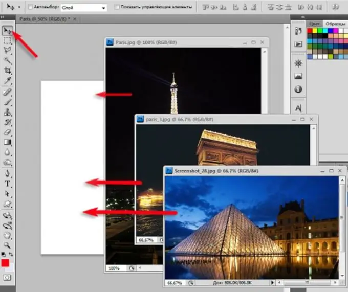 How to take multiple photos in one in Photoshop