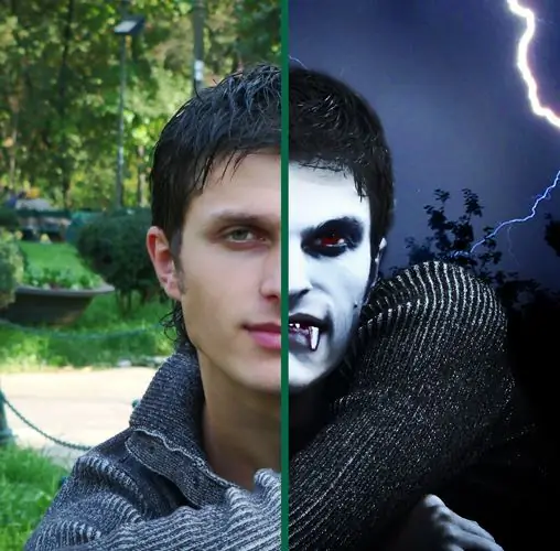 Kako narediti vampirja v Photoshopu