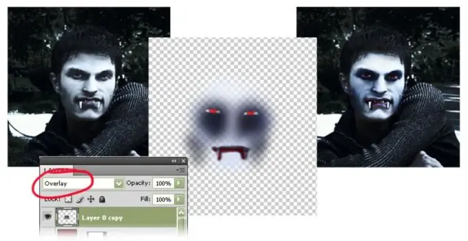 Comment faire un vampire dans Photoshop