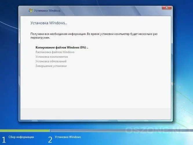 Windows 7-ni Windows XP-dan o'rnatish