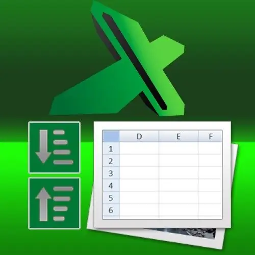 Jak řadit data v aplikaci Excel