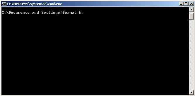 How to format a disk from the command line