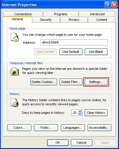 Cara menghapus cache Internet Explorer 8