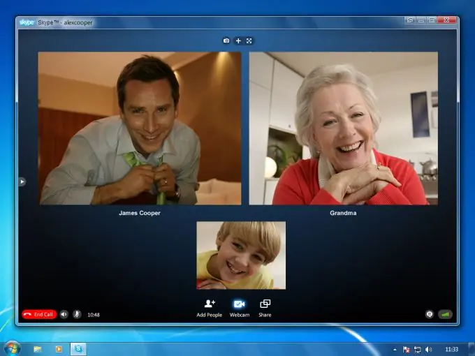 Come collegare video per Skype