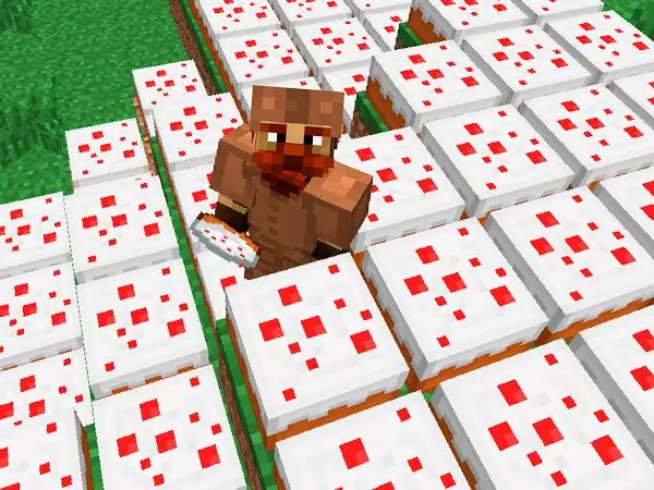 Minecraft में केक बनाएं cake