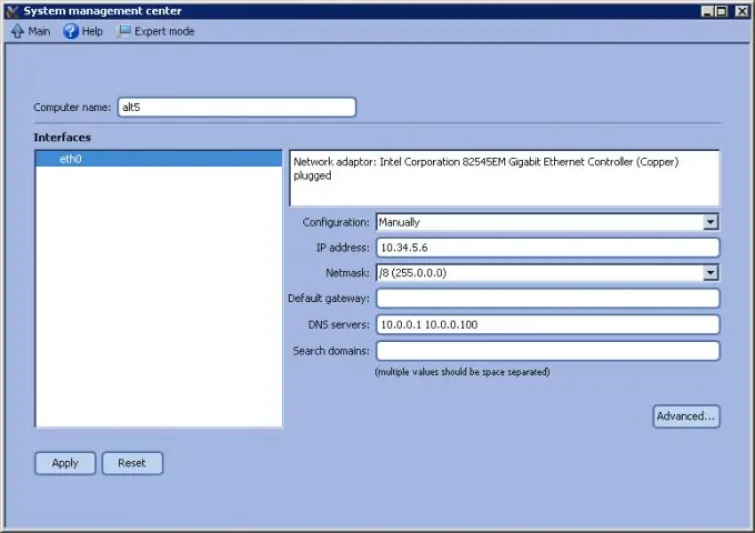 How to set up a network in Linux