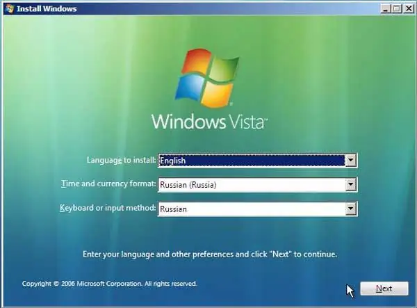 Si të instaloni vista 64