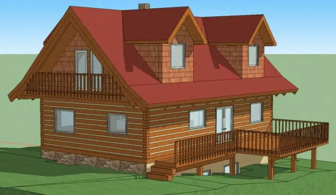 Modelo de casa no Google SketchUp