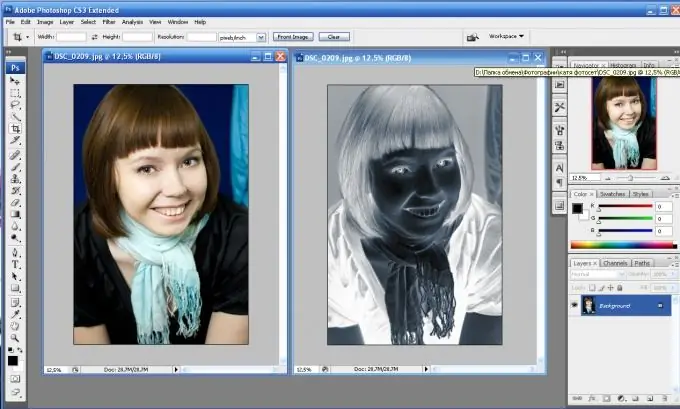 Cara membuat negatif di Photoshop