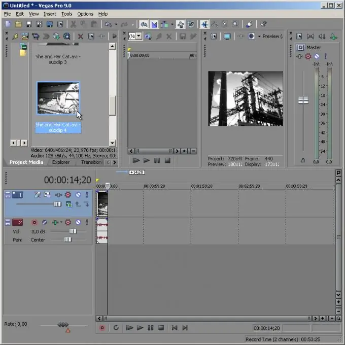 Cara memotong video di Sony Vegas