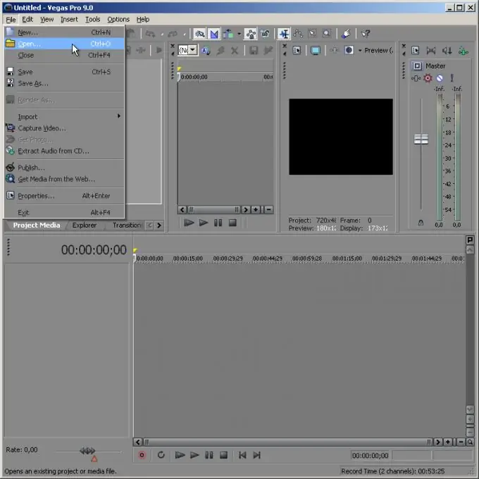 Cara memotong video di Sony Vegas