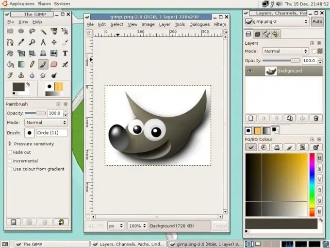 วิธีทำคอลลาจใน gimp