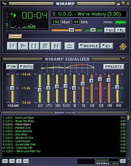 Cách thiết lập bộ cân bằng Winamp