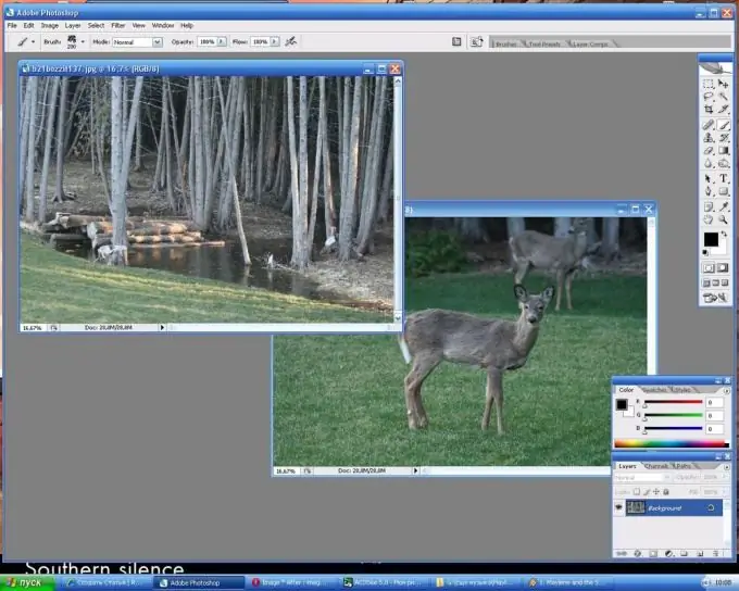 Cara overlay gambar di Photoshop