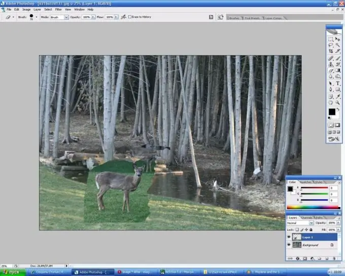 Cara overlay gambar di Photoshop