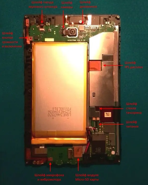 Desconnecteu els cables de la tauleta Huawei MediaPad S7