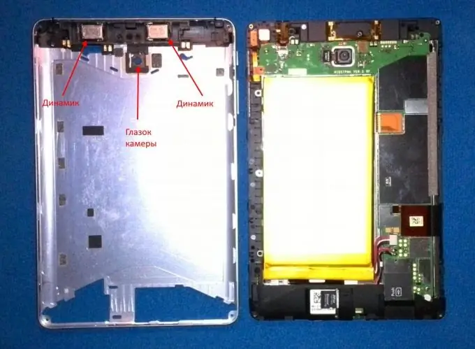 Huawei MediaPad S7 Backcover entfernt