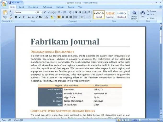 Sådan oprettes et landskabsark i Microsoft Word