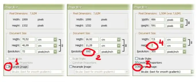 Hogyan lehet csökkenteni a fotókat a Photoshop alkalmazásban