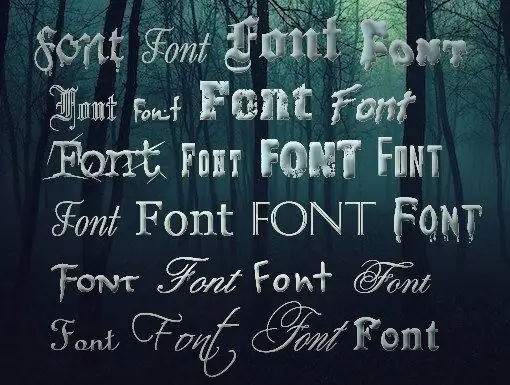 Kung saan ipasok ang mga font sa Photoshop