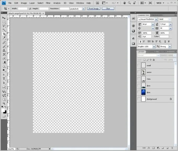 Cách tháo rời các lớp trong Photoshop