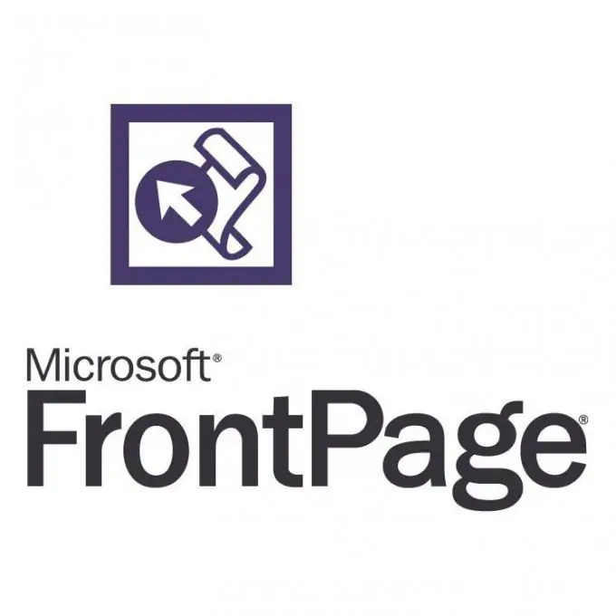 Bir web sitesi oluşturmanın bir yolu olarak Microsoft Frontpage