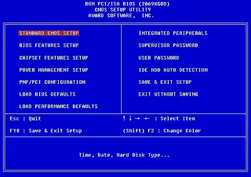 Hvordan fjerne et passord i BIOS