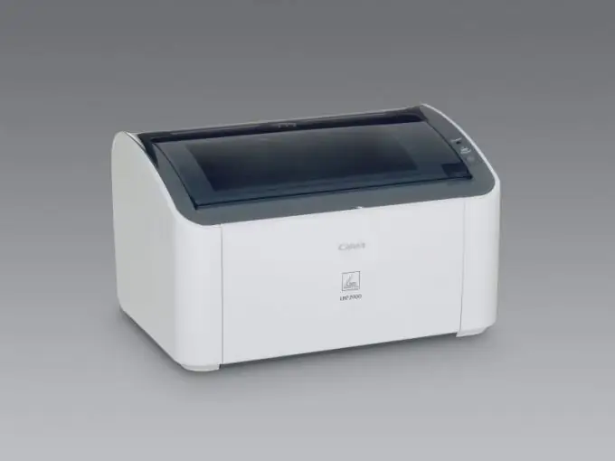 Paano i-install ang driver sa printer ng Canon lbp 2900