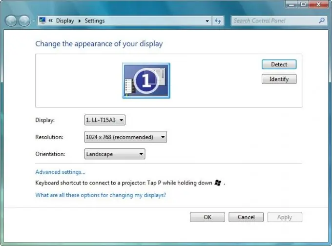 How to change the screen resolution on a laptop