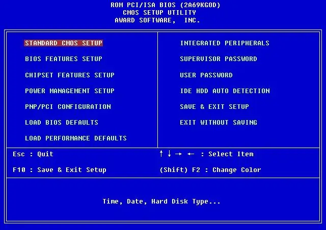 Hoe om bios na fabrieksinstellings terug te stel