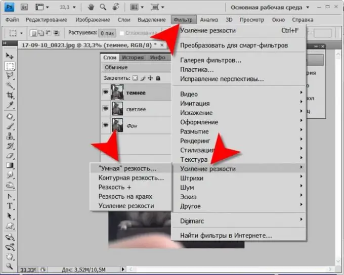 Come affinare una foto in Photoshop