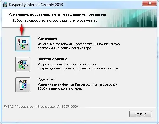 Cum se elimină Kaspersky din registru