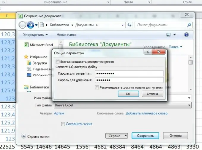 Kako postaviti lozinku za Excel datoteku