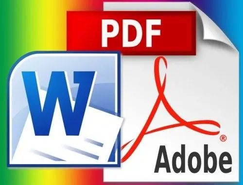 Hoe een pdf-document naar word te converteren