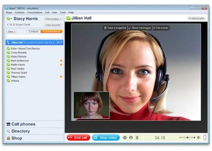 Skype-communicatie