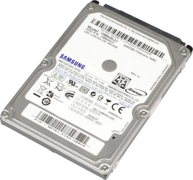 Yuav ua li cas hom ntawv lub hard drive tshiab