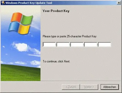 How to change the Windows serial number