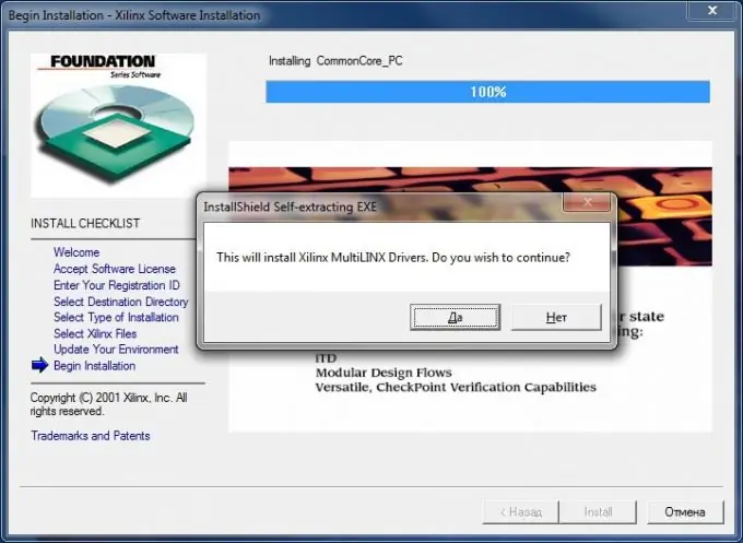 Instalando drivers de dispositivos Xilinx