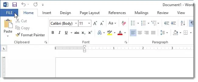 Paano Baguhin ang Mga Auto interval na I-save sa MC Word 2013