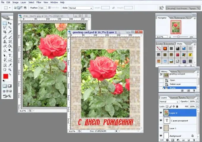 How to insert an image on a layer