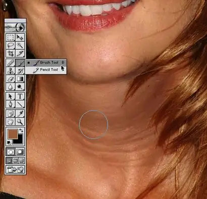 How to remove a double chin in Photoshop