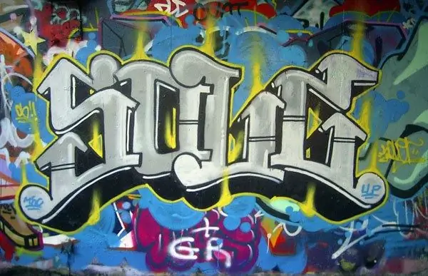 Ako kresliť graffiti v programe Paint