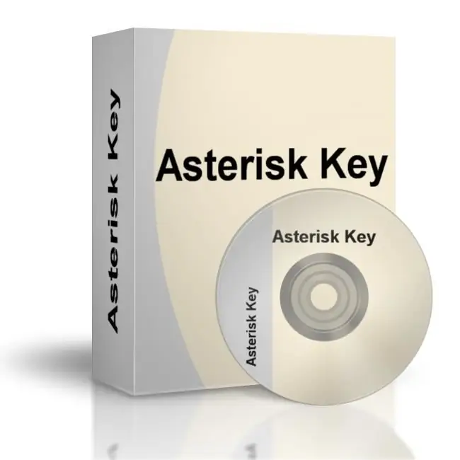 Asterisk Key proqramını istifadə edin və bütün parollar aşkar ediləcəkdir