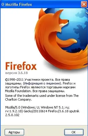 Kako provjeriti verziju Firefoxa