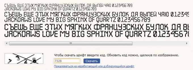 Kako umetnuti font