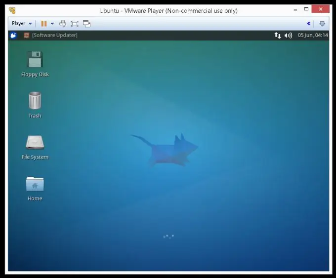 „Xubuntu“14.04 „VMWare Player“