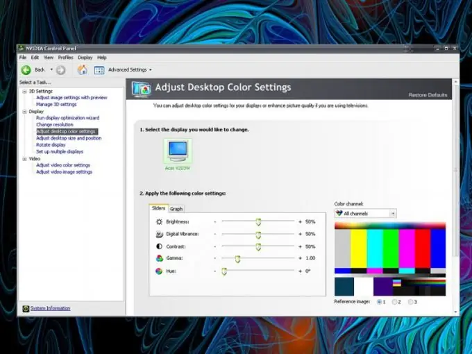 So passen Sie die Farbe auf einem Computer an