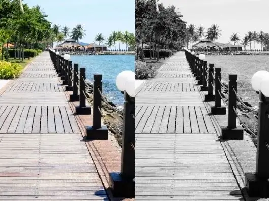 Como remover a saturação de uma foto