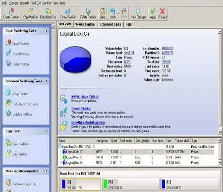 So teilen Sie eine Diskette in 2 weitere Teile